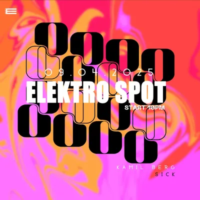 ELEKTRO SPOT w rytmie elektroniki | ŚRODA 9.04  ELEKTRO SPOT w rytmie elektroniki | ŚRODA 9.04